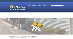 Desktop Screenshot of mcguirelocksmith.com